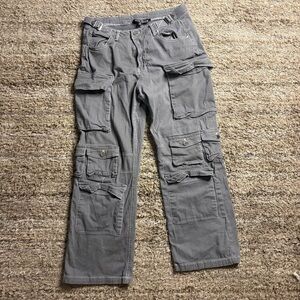 Honey Punch Gray Cargo Pants